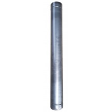 Труба ф130 мм, нерж 0,8 мм, L-1 м (одностенная).